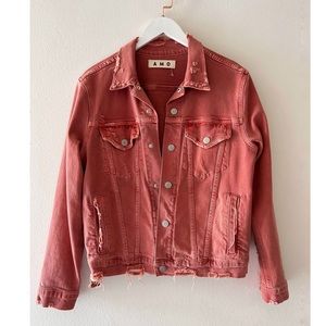 AMO distressed denim jacket